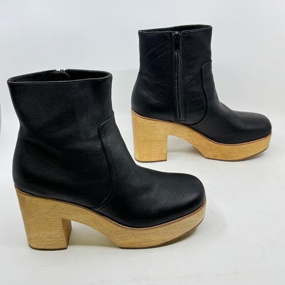 CHARLOTTE STONE Paz Clog Boot in Black - Picture 2 of 12